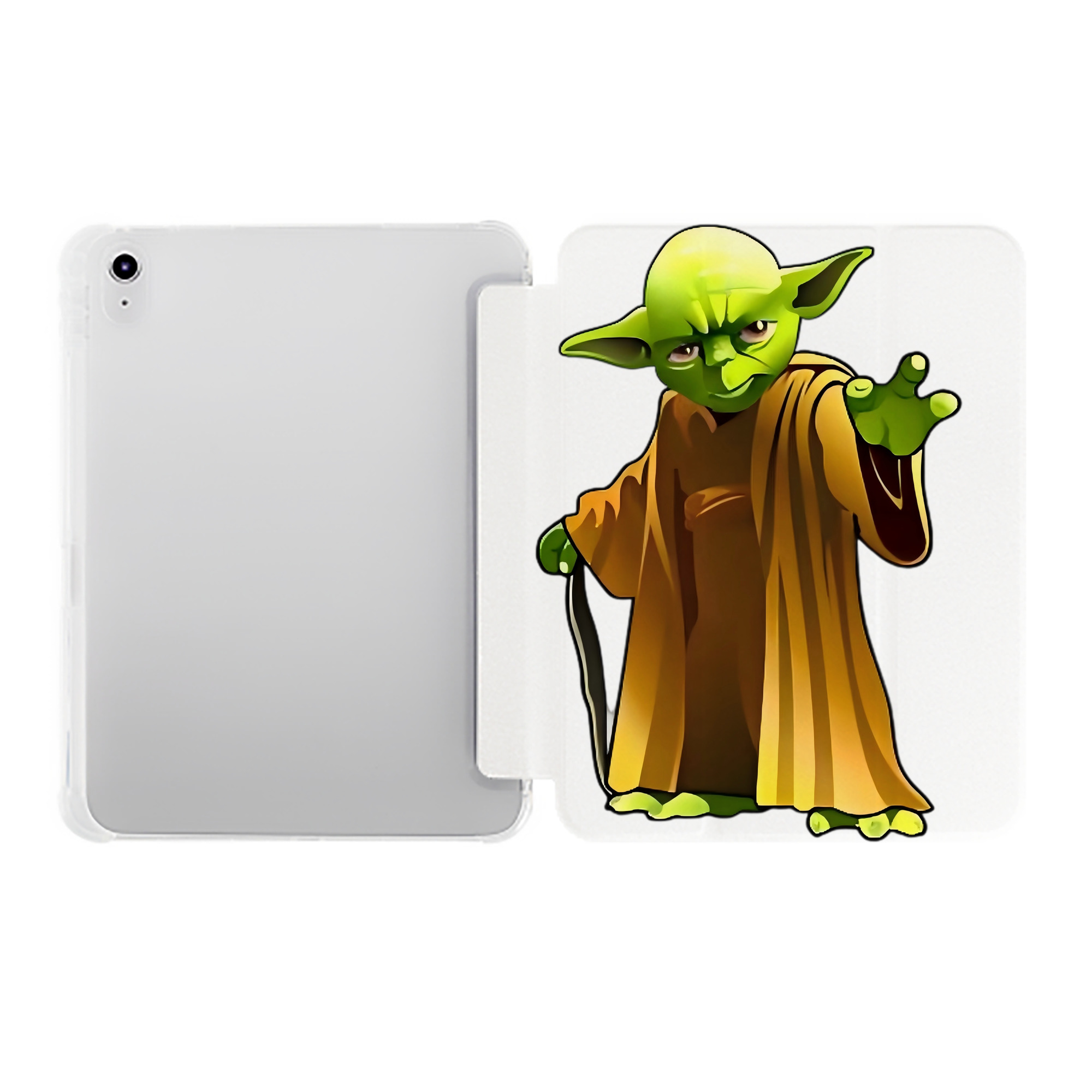 （画像用） スター・ウォーズ Star Wars IPad ケース ペン収納付き 三つ折りスタンド PUレザー×シリコン 対応機種9.5/10.5/10.9インチ